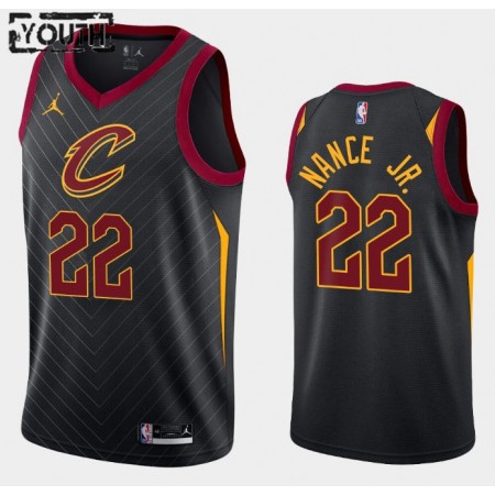 Cleveland Cavaliers Larry Nance Jr. 22 2020-21 Jordan Brand Statement Edition Pelipaidat Swingman - Lasten